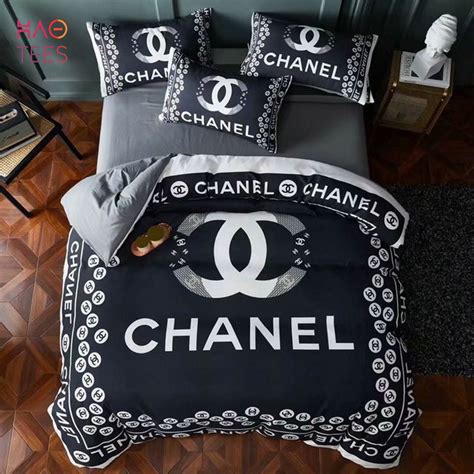 chanel bedding black